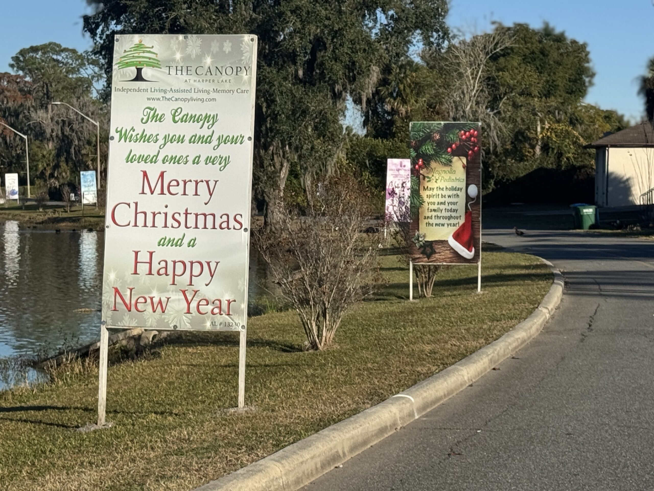 Christmas Card Lane At Lake Desoto